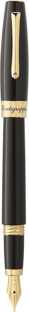 Montegrappa Felicità Fountain Pen - Yellow/Gold & Black