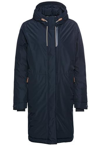 camel active Damen teXXXactive® Funktionsmantel aus recyceltem Polyester Nachtblau, womenswear-38