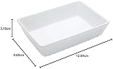 KitchenCraft World of Flavours Stoneware Lasagne Dish 33x23cm White view 9
