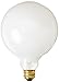 Bulbrite Incandescent G40 Medium Screw Base (E26) Light Bulb, 40 Watt, White