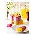 Ikea ICE Popsicle Maker Molds Set of 12 - (6) Blue/green, (6) Yellow/pink