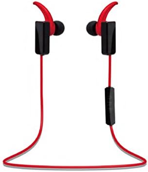 Giga Goods Bluetooth 4.0 In-Ear Headphones with Built-in Mic, Red, Compatible with iPhone 6, 5, 5c, Samsung, Motorola and More