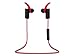Giga Goods Bluetooth 4.0 In-Ear Headphones with Built-in Mic, Red, Compatible with iPhone 6, 5, 5c, Samsung, Motorola and More