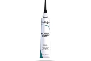 Vallejo - Plastic Putty 20 ml (0.67 fl.oz.) | White, Opaque, Consistent Finish