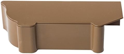 Complete Left/Right End Cap&Snap Dark Walnut