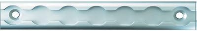 Boxer Aluminum L-Track Standard Tracks - 4-Pk., 6in.L x 1.125in.W, 1,600-Lb. Breaking Strength, Silver, Model# 31000
