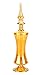 NileCart™ Egyptian Perfume Bottle large size 9 in. honey color handmade in Egypt For your perfume, essential oils, Egyptian decoration or party table centerpiece