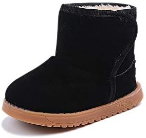 Sharemen Baby Girls Boys Snow Boots Warm Winter Toddler Walking Shoes