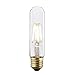 Kiven Tubular Dimmable Instant On Filament Led Bulbs 4W 110V T10 Led Light Bulb 360 Degree No Flickering No Stroboflash for Wall Light Desk Light ( 2700k)