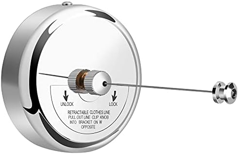 Clatoon Retractable Clothesline, 304 Stainless Steel Clothes Line