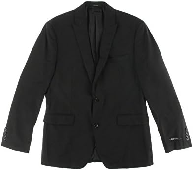 Bar III Slim Fit Blazer Black Solid 2 Button Wool New Men's Sport Coat (40 Short)