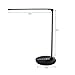 GOOLOO Metal LED Desk Lamp Eye-Caring Table Lamps, 11W, 5 Color Temperatures & 5 Brightness Levels, USB Charging Port, 30-Minute Timer, Adjustable Neck, Glare-Free, Touch Control, Memory Function