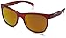 Suncloud Doubletake Polarized Sunglass with Polycarbonate Lens, Matte Red Frame/Red Mirror