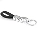 Maycom Detachable Jaguar Panther Leopard Genuine Leather Clip on Belt Keyring Keychain Key Chain Ring Keyfob Keyrings 84027-1