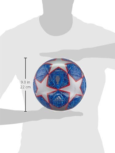 image for adidas Finale Glider Soccer Ball Silver Metallic/Bold Blue/Football Bl