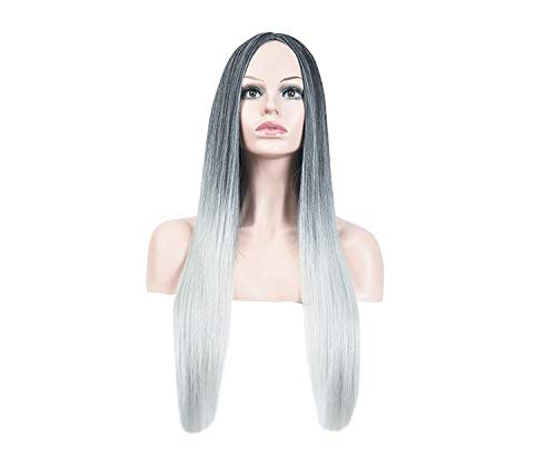 Middle Part Long Straight Hair Price In Uae Amazon Ae Wigs