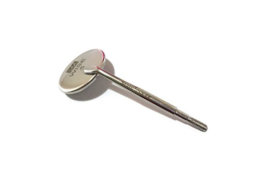 Dental Mouth Mirror # 5, Front Surface Cone Socket Anti Fog 6pcs."Free Handle"