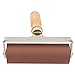 Soft Rubber Roller, Brayer Ideal for Anti Skid Tape Construction Tools, Print, Ink and Stamping Tools(4-Inch, Brown)