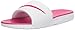 NIKE Women's Benassi Solarsoft Slide Sandal, White/Fire Berry, 11 B(M) US