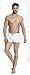 Funycell Mens Swim Trunks Swimwear Short Compression Swimsuits ,White,US L-Asia Tag XXL,Waist:33