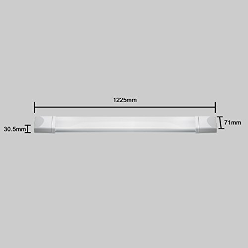TONFFI LED Feuchtraumleuchte Deckenleuchte Pendelleuchte Badlampe, wasserdicht für Innen und Außenbereich, 36W, 120CM… – Bild 7