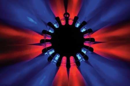 Rechargeable LED Safety Flare Kit, Rd/Blu