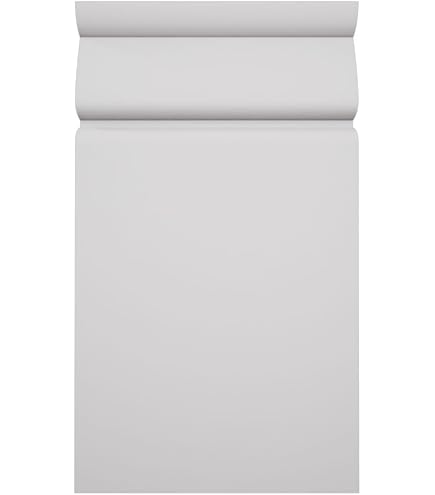 Ekena Millwork Traditional Plinth Block – 5" X 10" X 1.25", Factory Primed Polyurethane, Ready To Paint