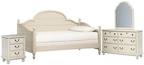 Legacy Classic Kids Inspirations Bedroom Set with Twin Bed, Nightstand, Dresser and Mirror