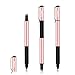 Digiroot Universal Stylus,[2-in-1] Disc Stylus Pens for All Touch Screens Cell Phones, iPad, Tablets, Laptops with 6 Replacement Tips(4 Discs, 2 Fiber Tips Included) - (Rose Gold)