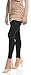 LMBLush Moda Seamless Full Length Leggings Footless Tights Underlayer in Many Colors, Black One Size (Fits XS - XL)