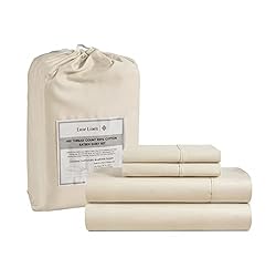LANE LINEN 100% Cotton King Size Sheets Set