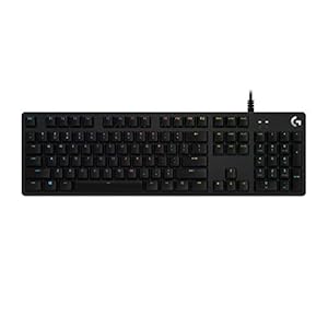 Logitech G512 SE Lightsync RGB Mechanical Gaming Keyboard with USB Passthrough – Black