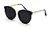 GAMT Retro Oversized Round Sunglasses Fashion Cat Eye Designer for Women
