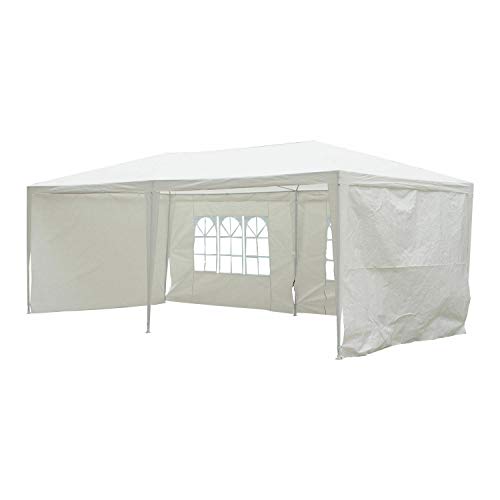 GXK Pavillon Partyzelt Fest Gartenzelt Vereinszelt Bierzelt mit Fenster PE 3x6m/3x9m – Bild 4