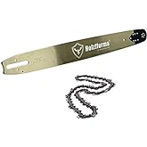 Holzfforma 25inch 3/8 .063 84DL Guide Bar Full Chisel Saw Chain Combo Compatible with Stihl Chainsaw MS361 MS362 MS380 MS390 MS440 MS441 MS460 MS461 MS660 MS661 MS650