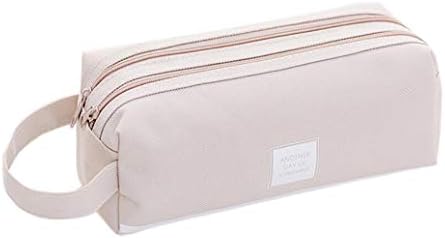 VLUNT Pencil Cases for Teenage Girls, Zipper Bag Pen Case Stationery for Students, Gray