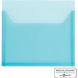 Martha Stewart Home Office with Avery Large Pocket, Blue, 12