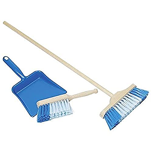 Kinderkehrschaufel, Handfeger und Besen (3-teilig)