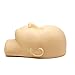 Obeya Flat Rubber Practice Training Head Eyelash Extensions Makeup Model Manikin Cosmetology Doll Face Head Massage