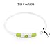 Bseen AG13 Button Battery NO USB Cable LED Dog Collar Cuttable Water Resistant Glowing Dog Collar Light Up Pet Necklace Loop for Small, Medium, Large Dogs (Green)