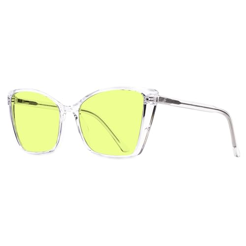 JFXQDR Oversized Cat Eye Blue Light Blocking