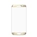 ICHECKEY Samsung Galaxy S7 edge Screen Protector, [Upgraded] 3D Curved Full Coverage Tempered Glass Screen Protector Cover for Samsung Galaxy S7 edge-Gold