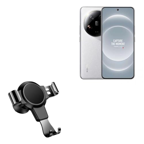 BoxWave Car Mount Compatible with Xiaomi 14 Ultra - X-Switch Car Mount, Air Vent Mounted Holder Simple Minimal - Jet Black