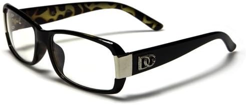Fashion Eyewear 2014 New Women's Men's Unisex Stylish Clear Lens Glasses-DG91324 (Black Tortoise Inside)