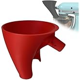 Flour Funnel for Kitchen Aid Mixer, Kitchen Aid Attachments, Diameter Enables Guided Pouring Tilt-Head for Egg Liquid and Bot