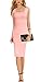 REPHYLLIS Women Elegant Sleeveless Wear to Work Cocktail Party Slim Pencil Dress