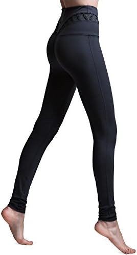 TITIKA Women’s Yoga High Waist Legging Make a Statement (2, Black Karaleva)
