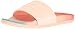 adidas Women's Adilette Cloudfoam Plus Slides Sandals, Easy Coral/Haze Coral/Easy Mint, 9