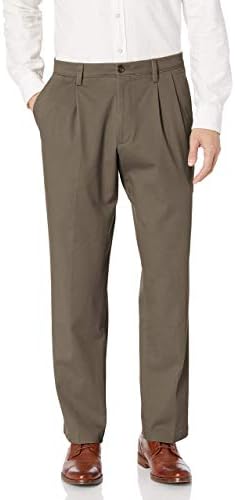 Dockers Men's Classic Fit Easy Khaki Pants-Pleated (Standard and