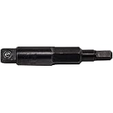 KLEIN TOOLS 86939 Hex Adapter, for 1/4-Inch Square to 3/16, 5/16-Inch Hex | Made in USA, for Refrigeration Wrench